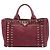 Prada Rote kleine Canapa Bijoux-Handtasche Bordeaux