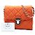 Prada Arancione Impuntu Tessuto Catena Crossbody - vista 7