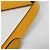 Borsa a spalla in pelle donna Fendi Calligraphy 8BT317 Giallo - vista 11