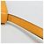 Borsa a spalla in pelle donna Fendi Calligraphy 8BT317 Giallo - vista 9