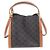 Céline Borsa Cubo Piccola Celine - Tela Logo Triomphe Miele Giallo - vista 2