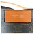 Céline Borsa Cubo Piccola Celine - Tela Logo Triomphe Miele Giallo - vista 9