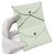 Tarjetero Calvi Duo de cuero de cabra Hermès Verde claro - vista 4