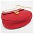 Borsa a spalla in pelle Chloé Drew 3S1031 per donna Rosso - vista 5