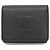 Portafoglio tri-fold da donna Chanel Coco Mark in nero