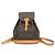 Louis Vuitton Monogram Montsouris MM M51136 Damen Rucksack Braun