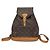 Zaino Montsouris MM Monogram Louis Vuitton per donne Marrone