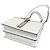 Borsa in pelle da donna Prada Electra Studs 1BD120 Bianco - vista 3