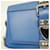 Borsa a Spalla in Pelle Prada Electra Studs Blu - vista 7