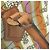 Borsa Boston Small Orb Stripe di Vivienne Westwood Marrone Verde - vista 11