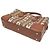 Borsa Boston Small Orb Stripe di Vivienne Westwood Marrone Verde - vista 2