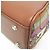 Borsa Boston Small Orb Stripe di Vivienne Westwood Marrone Verde - vista 5