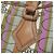Borsa Boston Small Orb Stripe di Vivienne Westwood Marrone Verde - vista 7