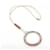 Hermès Colar Pendente Tresse Grand Kyoto Hermes Loop Marrom Branco  - vista 3