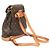Zaino Montsouris MM M51136 Monogramma Louis Vuitton per donne Marrone - vista 2