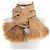 Sciarpa Logomania Shine Louis Vuitton Beige - vista 3
