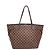 Borsa tote Neverfull MM Damier di Louis Vuitton Damier ebene