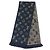 Sciarpa Logomania Shine Louis Vuitton D'oro Blu navy - vista 3
