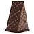 Sciarpa Logomania Shine Louis Vuitton Marrone - vista 2