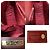 Borsa a Spalla in Pelle Bordeaux Cartier Bordò - vista 10
