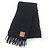 Loewe Mohair-Wollschal Schwarz