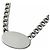 Collana a catena con placca ovale con marchio Gucci 797142 Argento - vista 4