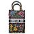 Borsa Dior "Mini Book Tote" in tela floreale Multicolore