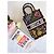 Borsa Dior "Mini Book Tote" in tela floreale Multicolore - vista 4