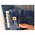 Loewe Anagram bestickte weit geschnittene Jeans Blau - Ansicht 6