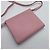 Borsa Hermès Clic 16 3Q in pelle di capra rosa Sakura - vista 2