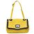 Chanel Two Tone Mademoiselle Lock Flap Quilted Lambskin Large Giallo