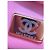 Mini borsa Chanel in agnello rosa con catena in legno - vista 7