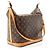 Louis Vuitton Vintage Monogramm Canvas Amfar Three Schultertasche Braun - Ansicht 2