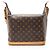 Louis Vuitton Vintage Monogramm Canvas Amfar Three Schultertasche Braun - Ansicht 3