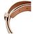 Ceinture Loro Piana en cuir crème Blanc Écru - vue 11