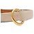 Ceinture Loro Piana en cuir crème Blanc Écru - vue 13
