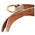 Ceinture Loro Piana en cuir crème Blanc Écru - vue 14