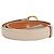 Ceinture Loro Piana en cuir crème Blanc Écru - vue 3