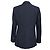 Sandro Double-Breasted Blazer in Navy Blue Polyester - view 3