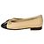 Chanel Scarpe basse bicolore Nero - vista 4