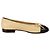 Chanel Scarpe basse bicolore Nero - vista 9