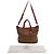Prada 2-Wege Tote Bag aus braunem Canvas - Ansicht 19