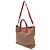 Prada 2-Wege Tote Bag aus braunem Canvas - Ansicht 3
