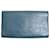 Große Belle de Jour Clutch-Tasche aus strukturiertem blauen Lackleder von Yves Saint Laurent Hellblau  - Ansicht 3