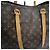 Louis Vuitton Borsa a Spalla Cabas Mezzo Monogramma Marrone - vista 5