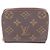 Monedero Zippy Monogram Louis Vuitton Castaño