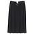 Falda Flare de Seda Hermès Negro