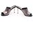 Timeless Chanel Leder-Sandalen mit Perlenabsatz Schwarz Silber - Ansicht 3