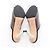 Timeless Chanel Leder-Sandalen mit Perlenabsatz Schwarz Silber - Ansicht 4