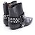 Botas de cuero Monogram de la línea Rhapsody Louis Vuitton Castaño Negro - vista 2